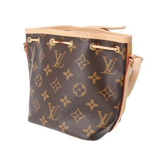 Louis Vuitton Monogram Noe Shoulder Bag Brown Canvas